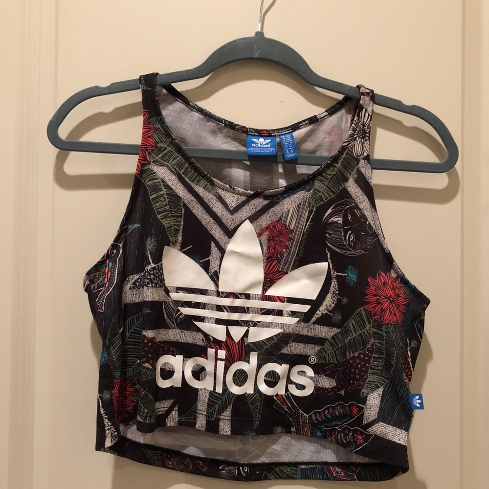 Retro adidas crop top